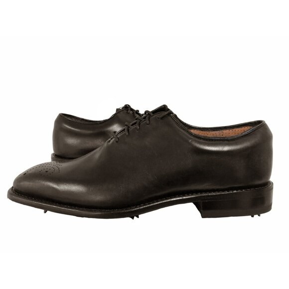 NEW $400 Justin Boots Golf Shoes!  Brown  Handcrafted Leather  Dress Style  WIDE main image 4